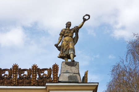 sculpture  , city Moscow, Russiaの写真素材