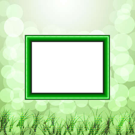 scope for a design on a green background