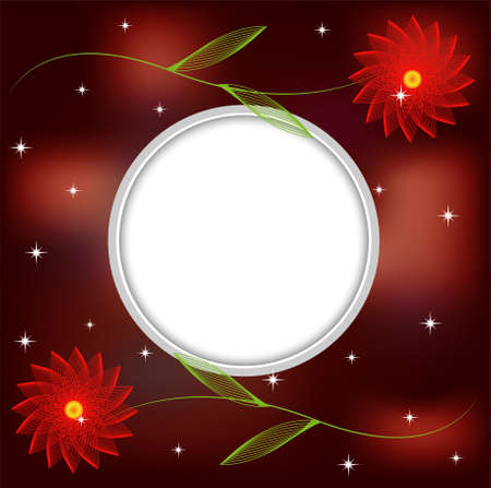 abstract floral background for a design,vector illustrationのイラスト素材