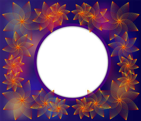 abstract floral background for a design,vector illustrationのイラスト素材