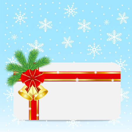 christmas festive postal,  vector  illustrationのイラスト素材
