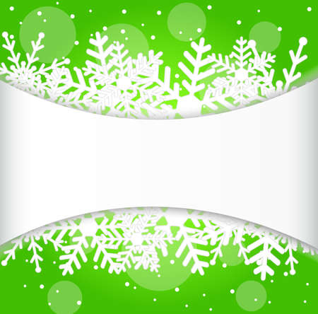 festive christmas background with snowflakes,  vector  illustrationのイラスト素材