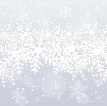 festive christmas background with snowflakes,  vector  illustrationのイラスト素材