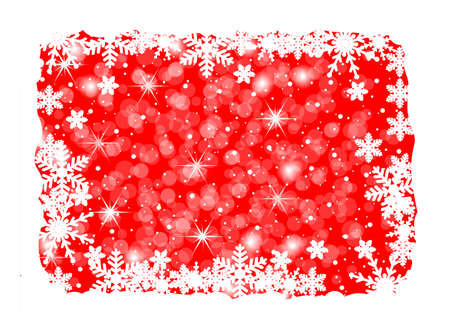 christmas background with snowflakes,  vector  illustrationのイラスト素材
