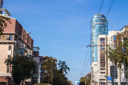 Ekaterinburg, Russia - September 24.2016:  Building of business center Vysotskyのeditorial素材