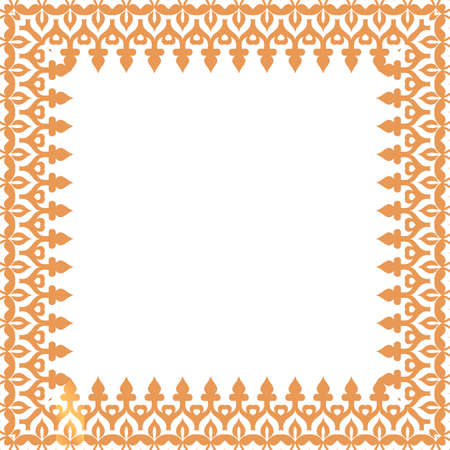 decorative light brown frame. Vectorのイラスト素材