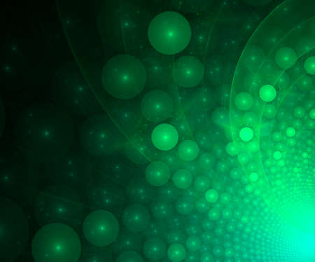 abstract background with planets. fractalの写真素材