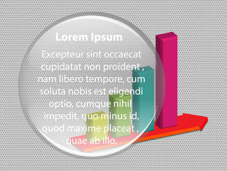 Vector graphic banner with transparent circle to recordのイラスト素材