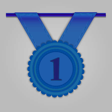 Sticker or flat image 1st place in any category.のイラスト素材