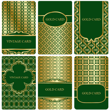 Set of card templates. Perfect for invitations and greeting cards for any holiday - Mother's Day, Valentine's Day, wedding, birthday, birth of a child.のイラスト素材