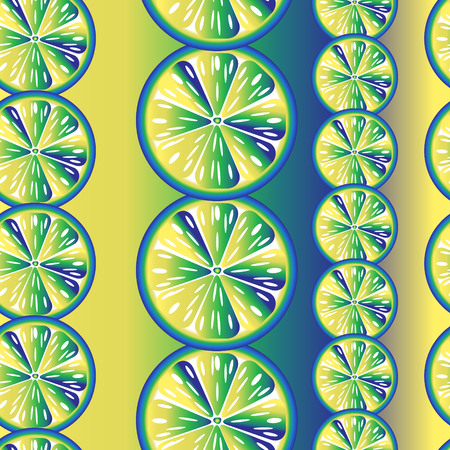 seamless bright yellow-blue pattern of multi-colored orangeのイラスト素材