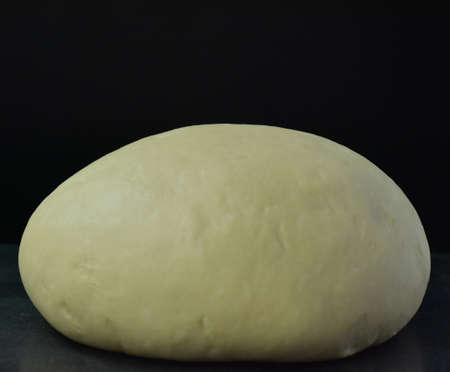 raw dough in a cut,