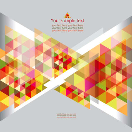 Abstract geometric background with place for your textのイラスト素材