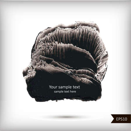 Abstract watercolor black and white backgroundのイラスト素材