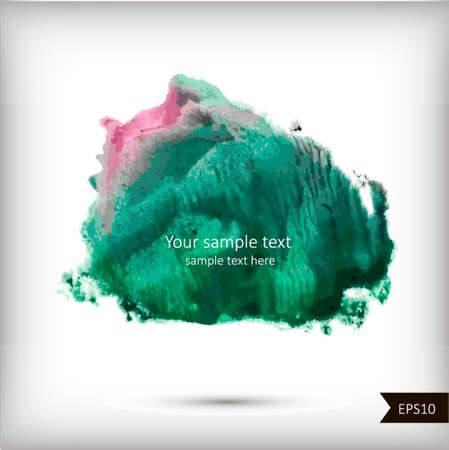 Abstract watercolor colorful background with place for your textのイラスト素材