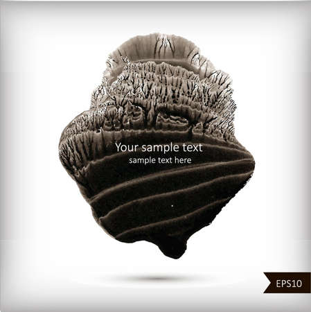 Abstract watercolor black and white.のイラスト素材