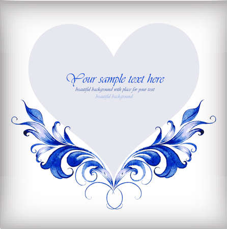 Beautiful heart for Valentines Day background.?のイラスト素材