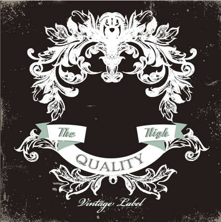 Vintage watercolor vector background.のイラスト素材