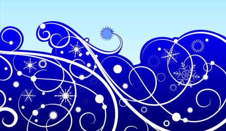 winter backgroundのイラスト素材