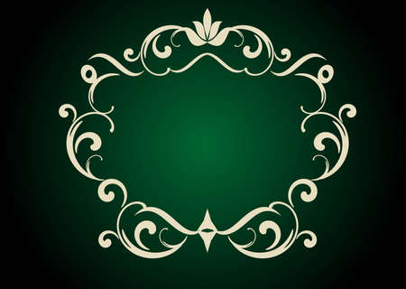  vintage frameのイラスト素材