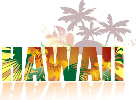 floral tropical backgroundのイラスト素材