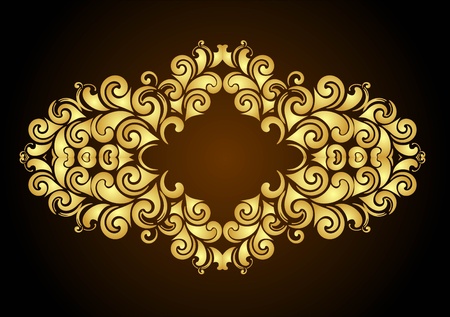 decorative floral frame for design のイラスト素材