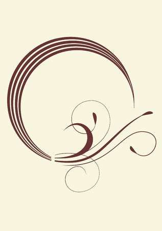 decorative  - element for design in vintage styleのイラスト素材