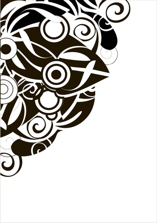 Abstract curve background for designのイラスト素材
