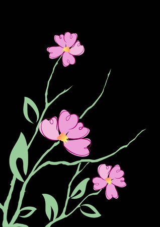 Flower pattern for design as a background のイラスト素材