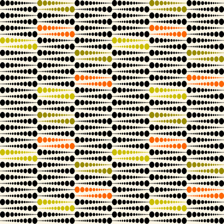 Seamless patterns with abstract decorative ornament  illustration のイラスト素材