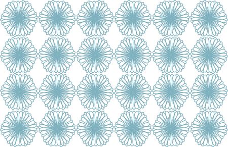 Simple blue and white geometric patternのイラスト素材