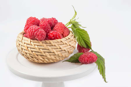 Raspberry. Health, summer. still life on wooden background