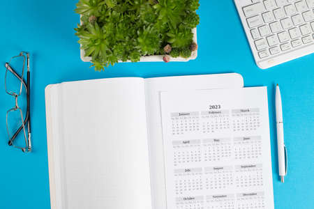 Planning working week concept, plan, checklist, to do list idea.の写真素材