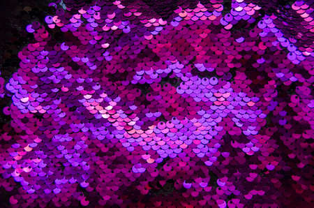 Pink circle sequins pattern texture background and textureの写真素材