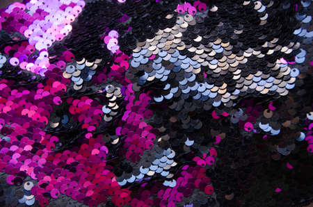 Pink circle sequins pattern texture background and textureの写真素材