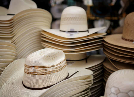 Cowboy hats for saleの写真素材