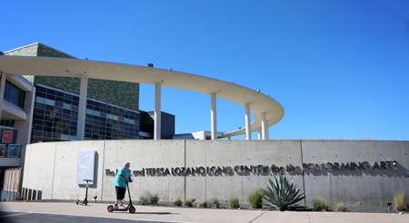 October 27, 2019, Austin, Texas.  The Joe Long and Teresa Lozano Long center for the performing arts. Home of the Austin Symphony, Ballet and Opera of  Austin.のeditorial素材
