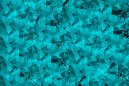 blue abstract polygonal illustration triangles backgroundの写真素材