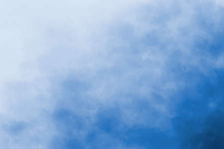 Classic Blue watercolor background hand-drawn with copy space for text or imageの写真素材