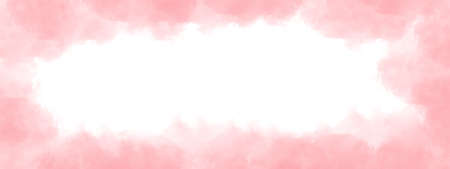 pink watercolor background hand-drawn with space for text or image. love, wedding day and Valentine's dayの写真素材