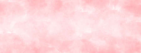 pink watercolor background hand-drawn with space for text or image. love and Valentine's dayの写真素材