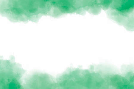 Light green watercolor background hand-drawn with space for text. Green spring Easter backgroundの写真素材