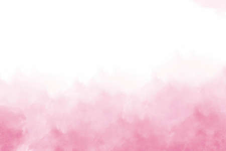 pink watercolor background hand-drawn with space for text or image. love, wedding and Valentine's dayの写真素材