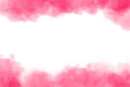 pink watercolor background hand-drawn with space for text or image. love, wedding and Valentine's dayの写真素材