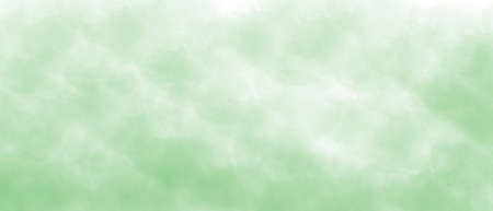 light green watercolor background hand-drawn with gradient of whiteの写真素材