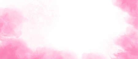 light pink watercolor background hand-drawn soft lightand with copy space for textの写真素材