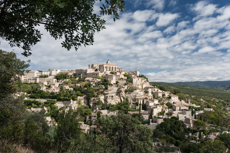 Gordes, one the most beautiful villages of Franceの写真素材