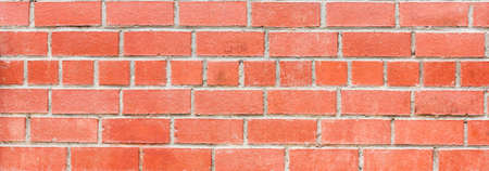 Red brick wall background texture, banner