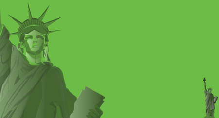 mosaic of the Statue of Libertyのイラスト素材