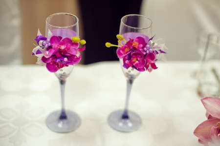 Catering service. Restaurant table with food. Huge amount of food on the table. Plates of food. Dinner time, lunch.の写真素材